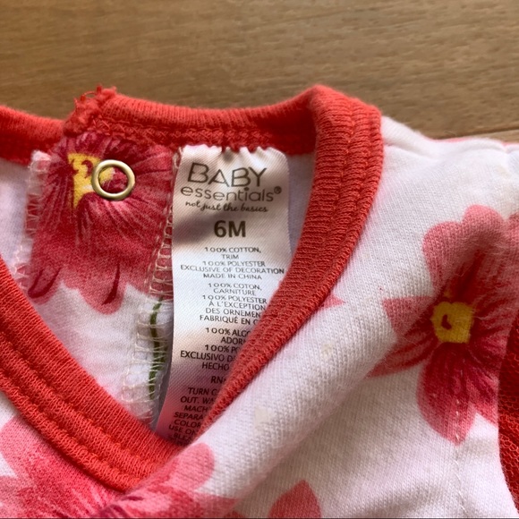 4/$12 Red Ruffle Onesie - Picture 2 of 4